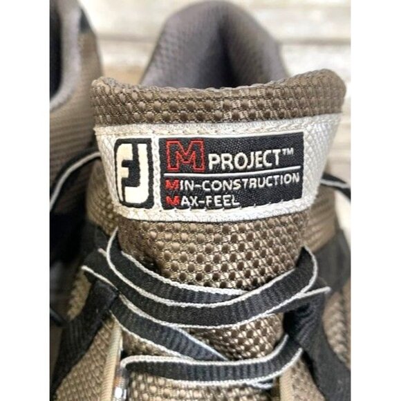 FootJoy M Project Spikeless Golf Shoes 9M Gray/Black Mesh Lace-Up LightweighT - Picture 7 of 11